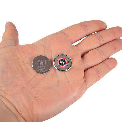 Knoopcellen Set met 4 Lithium-Metaal Batterijen - 2016 Code - 3V Spanning - Zilveren Kleur 