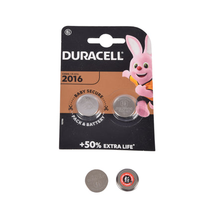 Knoopcellen Set met 4 Lithium-Metaal Batterijen - 2016 Code - 3V Spanning - Zilveren Kleur 