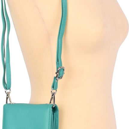 Telefoontasje met Portemonnee – Crossbody Festival Tas Dames – Mobiele Telefoontas Navy – Reisaccessoires & Geldtas