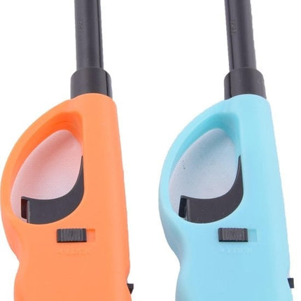 Aansteker kopen Electrische keuken aansteker - Aanstekers 2 stuks - Blauw - Oranje
