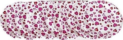Gerimport Feestborden Love 23 Cm Papier Wit/roze 10 Stuks