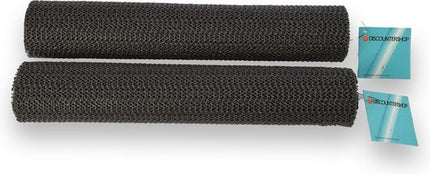 2 stuks - Antislipmat voor Keukenlades - Zwart - 150cm Lengte - 30cm Breedte – Polyester
