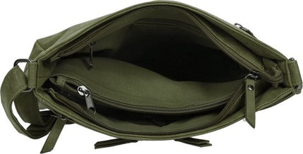 Bicky bernard schoudertas - Olijf | Tassen Dames schoudertas | schoudertas dames | crossbody tas