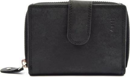 Portemonnee - portemonnee dames - portemonnee heren - portemonnee pasjes - Portemonnee creditcard - Portemonnee met creditcardhouder - creditcard portemonnee - Lederen portemonnee - Creditcardhouder - Zwart - RFID Protected Anti skim - 4E-401