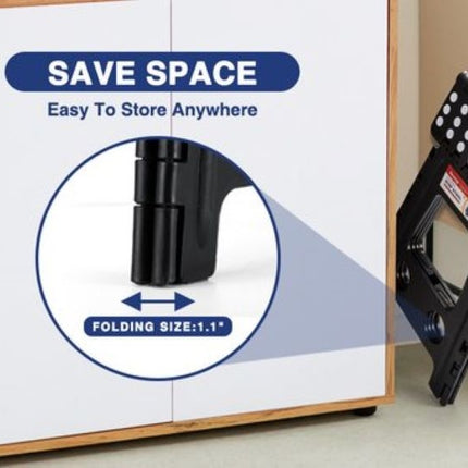 Opstapkrukje Max. belastbaar gewicht 100 KG Opstapkrukje - opstapje/trappetje Wit met anti-slip -100 kg - oppervlak 29 x 22 cm