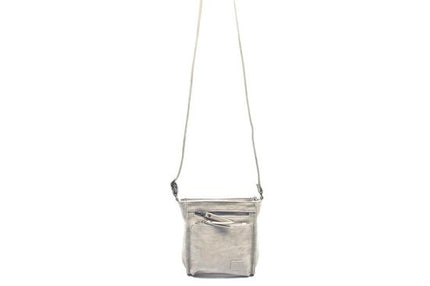 Bicky Bernard Schoudertas Grey met 5 ritsen - tas - tassen - schoudertas dames - handtas - Grey schoudertas - schoudertas meiden -
