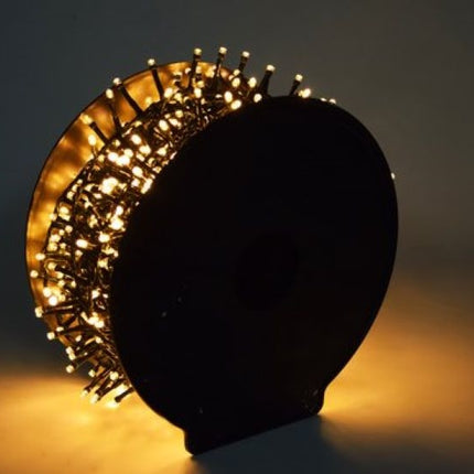 Kerstverlichting buiten - 10 meter 500 LED - EXTRA Warm Wit - Lichtsnoer Nano Koperdraad - IP44 Stekker met timerfunctie - Kerstboomverlichting - geschikt voor binnen en buiten - kerstverlichting led