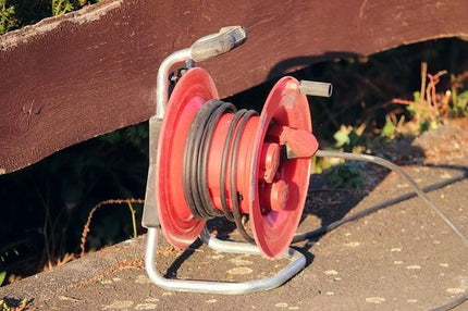 4 stuks - Kabelbox verlengsnoer kabelhaspel kabel verleng haspel met 4 geaarde stopcontacten 15 meter - Kabelhaspel - haspel - haspel 15 meter - kabelhaspel 250 volt | 3000 watt
