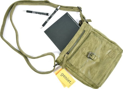Schoudertas - Crossbodytas - tassen - tassen dames - tassen kopen - tassen hengsel - tassen Groen - Olijf - Dames tas - handtas - handtassen - handtas dames - handtassen dames - handtas Olijf - Groen - WDL-3182