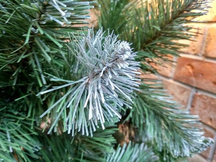 Kunstkerstboom diamanten kerstboom op Natuurlijke houten stam 180 cm - Kunst DIAMANT PIJNBOOM 180CM - Kunstkerstboom 180cm sneeuw Kerstboom