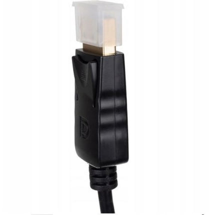 DisplayPort Naar HDMI Kabel - 1.80 meter - Zwart resolutie 3840x216- 4K 18 Gbps
