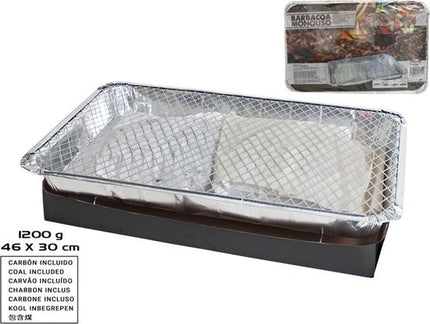 2 Stuks |Instant Picnic wegwerp BBQ| voor 8 personen | Wegwerp - Buiten barbecue - Tafel - Rooster - Balkon - Picknick - Barbecue accessoires |wegwerpbarbecue |Grill - Barbecue kopen - Barbecuen - Barbecue saus-1200g
