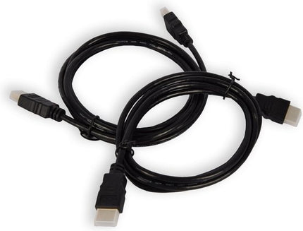 HDMI-kabel 4k Ultra HD - HDMI naar HDMI - HDMI M/M - 1.4 - 1.50 meter - Zwart - CE-markering - Geschikt voor Computer en Televisie