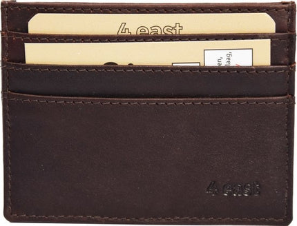 Leren Kaarthouder Mannen & Vrouwen – RFID Pasjeshouder 8 Kaarten – Anti-Skim Portemonnee – Creditcardhouder Unisex Leer