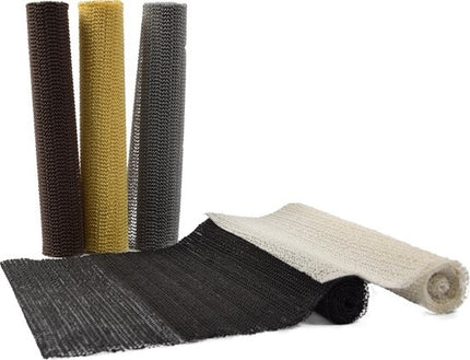 5x Non Slip Gripmat – GEEL – 30x150cm | Niet Klevende Antislipmat Gaas Patroon voor Bureaus en Keukenlades