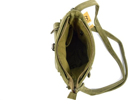 Schoudertas - Crossbodytas - tassen - tassen dames - tassen kopen - tassen hengsel - tassen Groen - Olijf - Dames tas - handtas - handtassen - handtas dames - handtassen dames - handtas Olijf - Groen - WDL-3182
