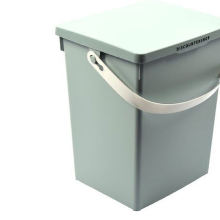 Discountershop® | 3x Opbergbox | afsluitbare |multibox 4.5 liter 100% BIO recyclable | |23x16x13.5 cm Grijs/blauw/Mint