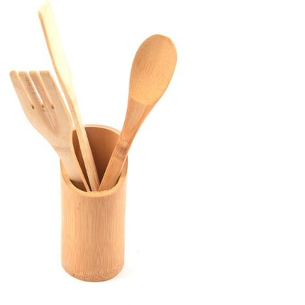 4-delige bamboe spatel set - Bamboe houten keukengerei