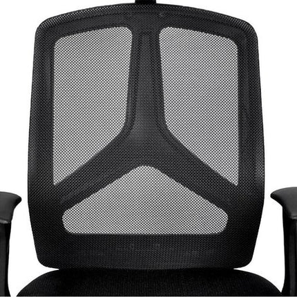 Ergonomische Bureaustoel - Volwassenen - Verstelbaar - Netbekleding - Zwart