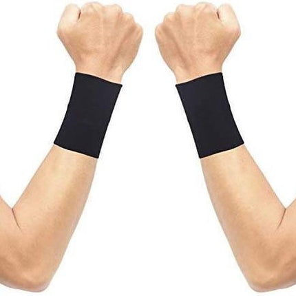 2X Polssteun met koper ondersteuning - Compressie pols sleeve-koper geïnfundeerde polssteun voor mannen en vrouwen -circulatie en herstel verbeteren (1 paar) - Maat L - Size L