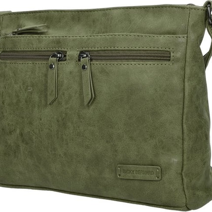 Bicky bernard schoudertas - Olijf | Tassen Dames schoudertas | schoudertas dames | crossbody tas