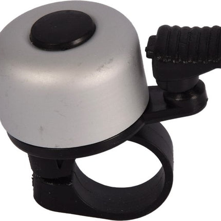 Fietsbel Aluminium Grijs – Ø55 mm – Universele Fietsbel voor Racefiets, Kinderfiets & Stadsfiets – Helder Geluid – Beste Fietsaccessoire