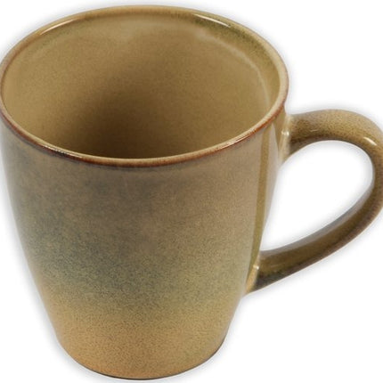 Set van 6 koffiekopjes -Assorti kleuren - Mokken aardwerk kopjes 320ml