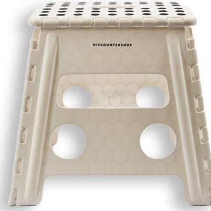 Opstapkrukje Max. belastbaar gewicht 100 KG Opstapkrukje - opstapje/trappetje Wit met anti-slip -100 kg - oppervlak 29 x 22 cm