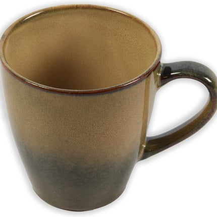 Set van 6 koffiekopjes -Assorti kleuren - Mokken aardwerk kopjes 320ml