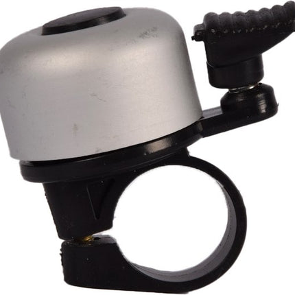 Fietsbel Aluminium Grijs – Ø55 mm – Universele Fietsbel voor Racefiets, Kinderfiets & Stadsfiets – Helder Geluid – Beste Fietsaccessoire