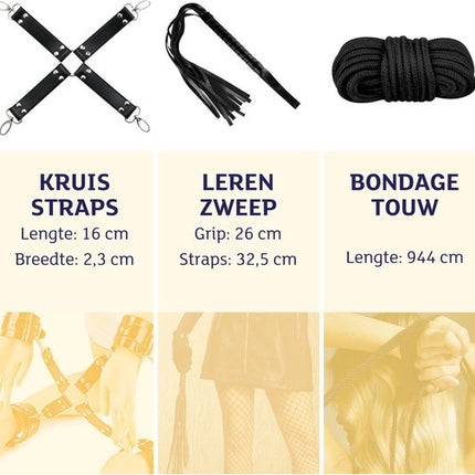 BDSM Bondage Set - Seksspeeltjes voor koppels - Sex toys voor mannen en vrouwen - Valentijnsdag Cadeau