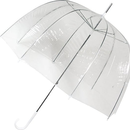 Paraplu Transparant goedkoop- Koepelparaplu Transparant - Bubbleparaplu PVC - Diameter 76 cm