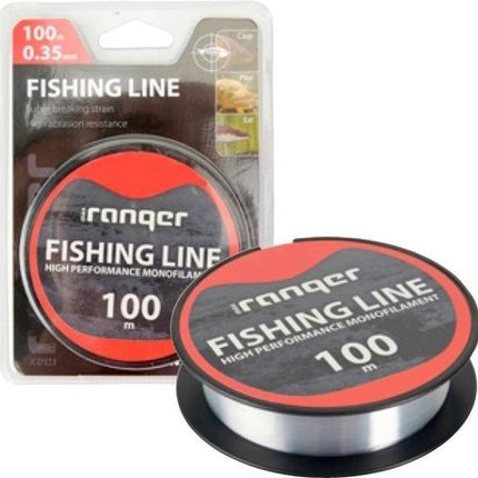 2-Pack Nylon Vislijn 100m – Fluorocarbon Monofilament 0.35mm – Sterk & Helder Visdraad – Vislijn Karper, Forel, Snoek – Hengelsport Accessoire