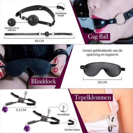 BDSM Bondage Set - Seksspeeltjes voor koppels - Sex toys voor mannen en vrouwen - Valentijnsdag Cadeau