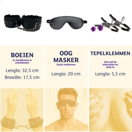 BDSM Bondage Set - Seksspeeltjes voor koppels - Sex toys voor mannen en vrouwen - Valentijnsdag Cadeau