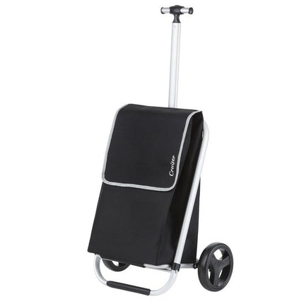 Shopping Cruiser Stable light Boodschapptrolley - Stabiele boodschappenwagen - 35 liter - Zwart