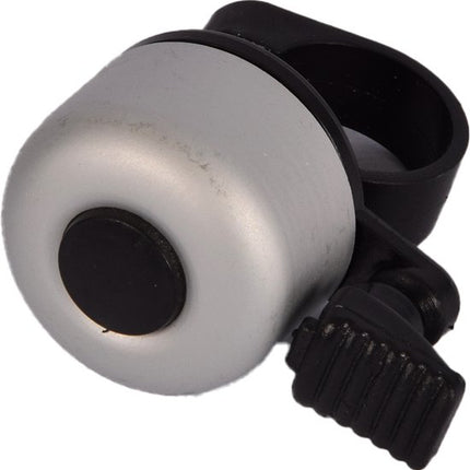 Fietsbel Aluminium Grijs – Ø55 mm – Universele Fietsbel voor Racefiets, Kinderfiets & Stadsfiets – Helder Geluid – Beste Fietsaccessoire