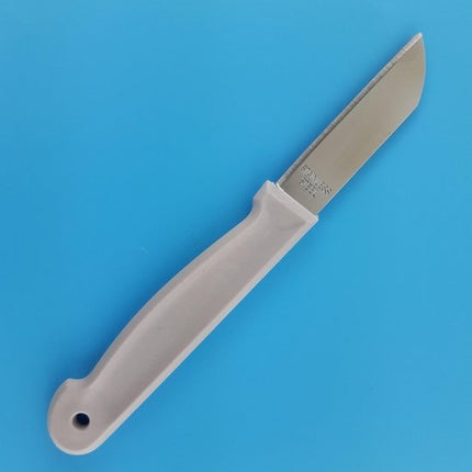 Schilmesje 8 stuks - 16 cm grijs