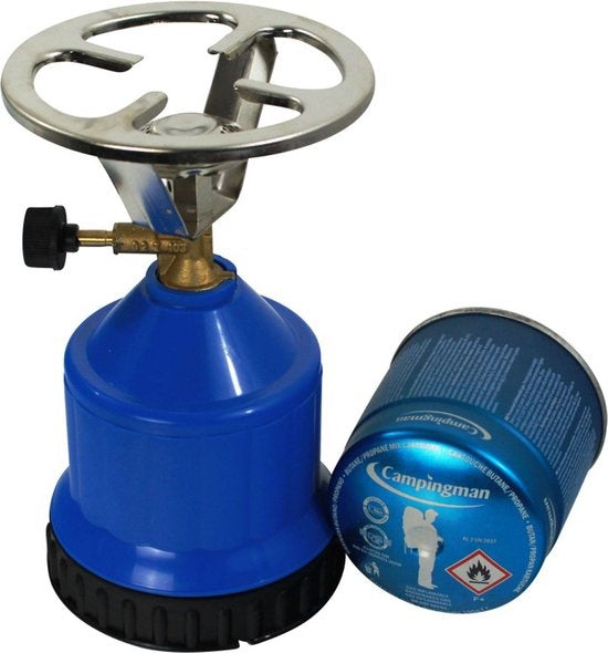B – Camping Gaskooktoestel Kunststof 0.8 KW - Wokbrander - Kooktoestel voor Gasfles