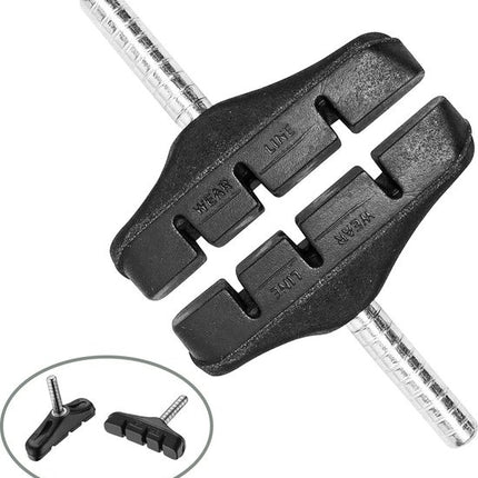 Remblokken fiets cantilever 60mm - zwart met stift