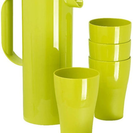 Koziol RIO sapkan met bekers in modern design, ca. 1.5L, 5 delen