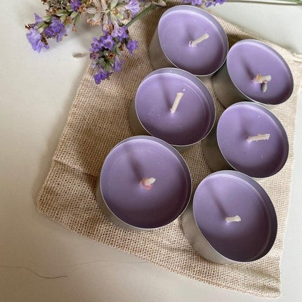 Geparfumeerde Waxinelichtjes - Lavendel - 18 Stuks