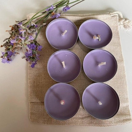 Geparfumeerde Waxinelichtjes - Lavendel - 18 Stuks