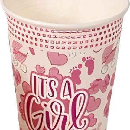 Gerimport Feestbekers Girls 250 Ml Papier 8 Stuks