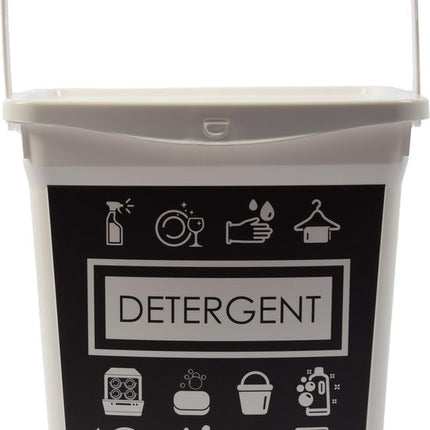 2x Waspoeder box | EHBO-benodigdheden |multibox 6liter |Handig |reinigingsmiddel | 23x18x24,5cm 300g| was tabletten| Poedercontainer met hengsel | Topper!