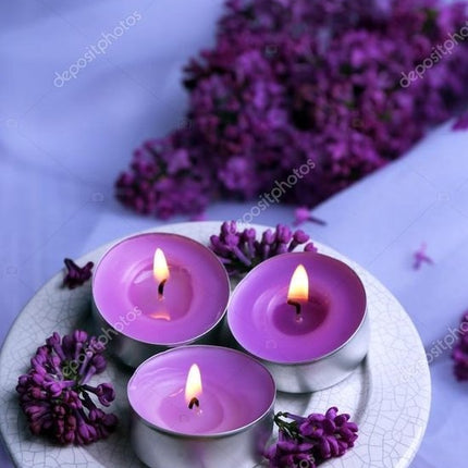 Geparfumeerde Waxinelichtjes - Lavendel - 18 Stuks