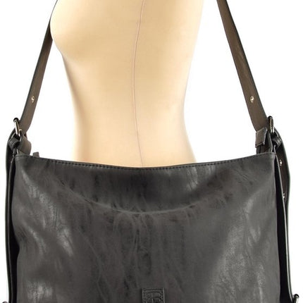 Schoudertas - Crossbodytas - tassen - tassen dames - tassen kopen - tassen hengsel - tassen Zwart - Dames tas - handtas - handtassen - handtas dames - handtassen dames - handtas Zwart- WDL-3183