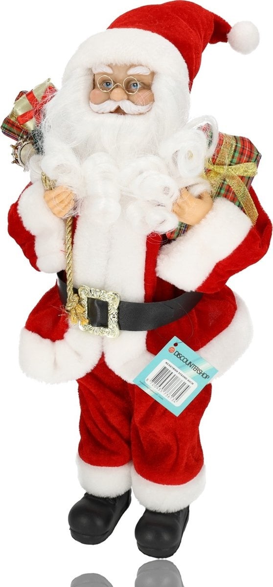 Kerstman Pop Rood - Kerstman met Muts - Perfecte Kerstversiering voor Kerst 2024.