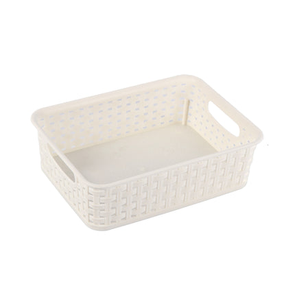 Stijlvolle Manden - 16 Stuks Wit (20cm x 15cm x 6cm) | Voor Speelgoed & Knutselspullen
