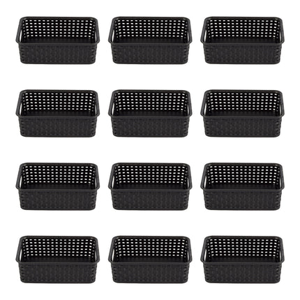 Donkere manden met Handgrepen - Handzaam en Elegant - 20cm x 15cm x 6cm - 12 stuks – Bewaaremmers